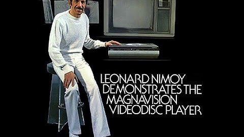 Leonard Nimoy Demonstrates the Magnavision Videodisc Player (Full Laserdisc!)