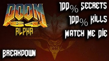 DOOM 64 - Alpha - Map20: Breakdown  - 100% Secrets