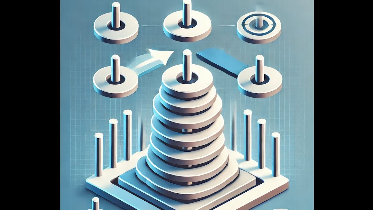 Tower of Hanoi Puzzle Solution StepbyStep Explanation YouTube