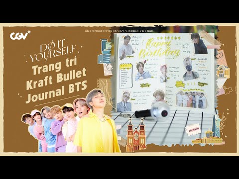 ASMR| DIY Kraft Bullet Journal BTS| CGV Do-it-yourself series Ep ...