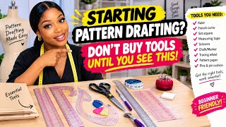     Starting Pattern Drafting DON’T Buy Tools Until You See This! 