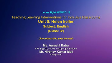 Live Interaction on PMeVIDYA :  Teaching Learning Interventions for Inclusive Classrooms