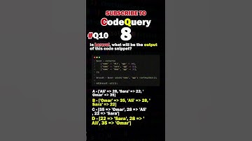 Q10: Can You Guess the Output of This Laravel Code Snippet? V2 | CodeQuery