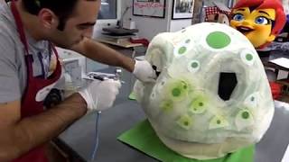 Frog Mascot Costume Suit Up