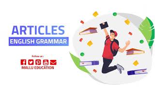 Articles - English Grammar - Mallu Education - A, AN, THE- animated video #articles #Englishgrammar