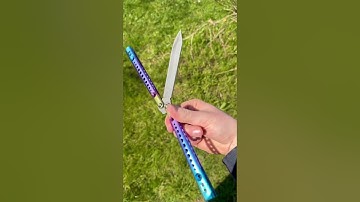 BRS squiggle replicant | squiggle scales #balisong #balisongcommunity #balisongtricks