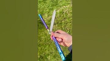 BRS squiggle replicant | squiggle scales #balisong #balisongcommunity #balisongtricks