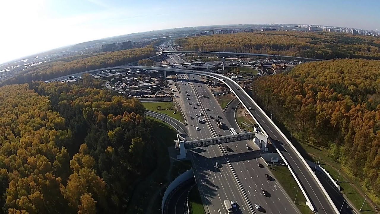 Развязка Ленинского проспекта и МКАД