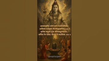 Thumbnail of आसमाप्तमिदं स्तोत्रं | Shiv Mahimna Stotram | Shlok 39-40