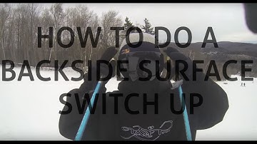 How to surface switch up on skis (backside)