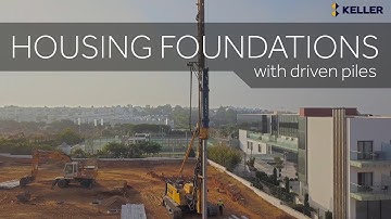 Precast driven piles for housing foundations - Conil de la Frontera, Spain | Keller