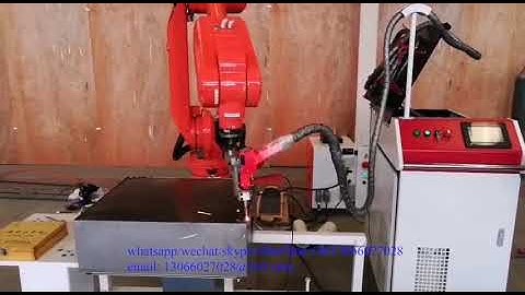 what automatic 4kw fiber laser welding system with robot arm can do