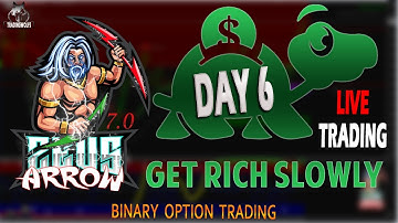 The ZeusArrow 7.0 Indicator - Live Trading - Binary Option Strategy - Day 6