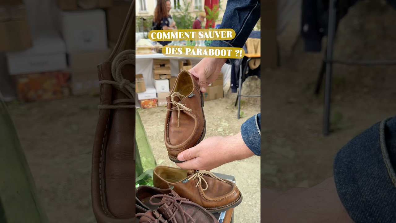 Sauver des Paraboot trouvées en brocante  ! 👇
