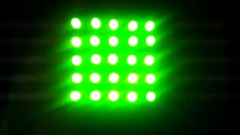 Legend of Zelda - Overworld Theme Music on Arduino with 5x5 LED Matrix