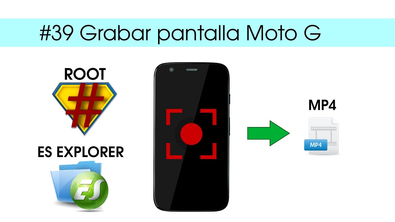 #39 Motorola Moto G : Grabar pantalla Moto G (Root) - YouTube