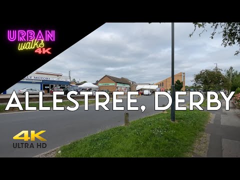 Walking in Allestree, Derby, UK (4K Ultra HD 60FPS) | Urban Walks 4K #001