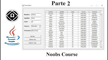 🟥 Agregar  y eliminar datos en una JTable con Java | Agregar filas al JTable | Parte 2 de 3  👁️