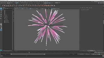 Maya particle - fireworks (part 1/2)