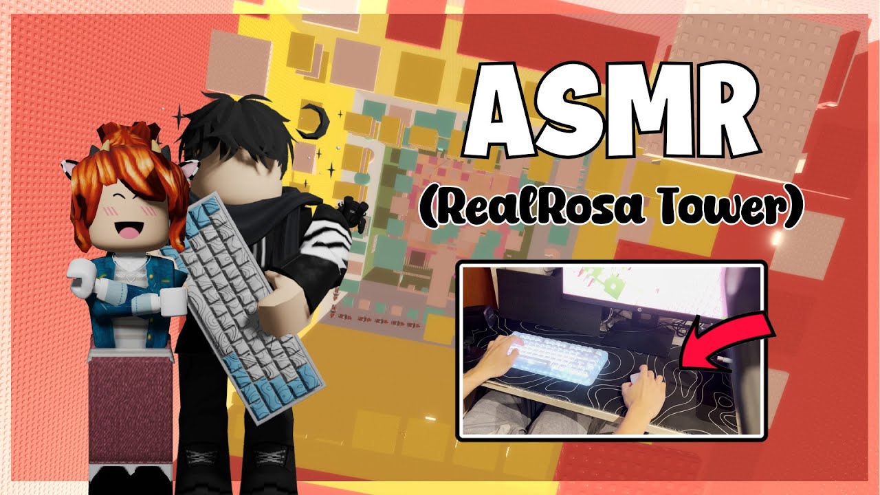 (HANDCAM) RealRosa Wallhop Tower but it's CLACKY Keyboard ASMR!