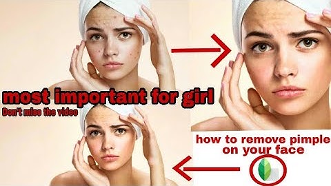 || how to remove pimple on your face in Snapseed ||