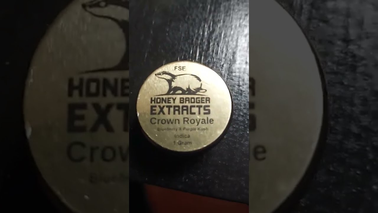 Honey Badger Extracts from Premium Cannabis on the Mohawk Reservation.