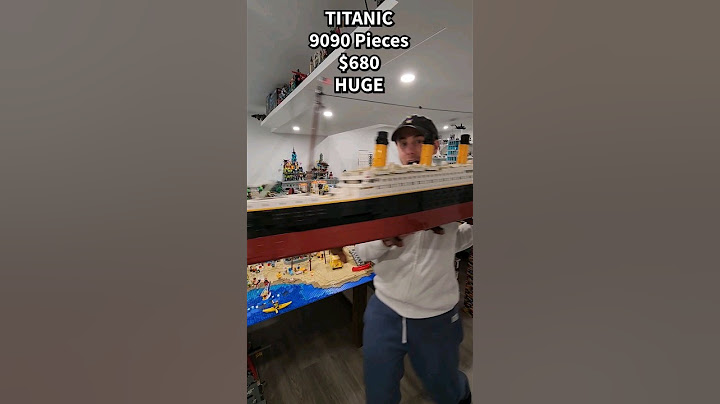 9090 PIECE LEGO TITANIC! My Favorite LEGO Set!