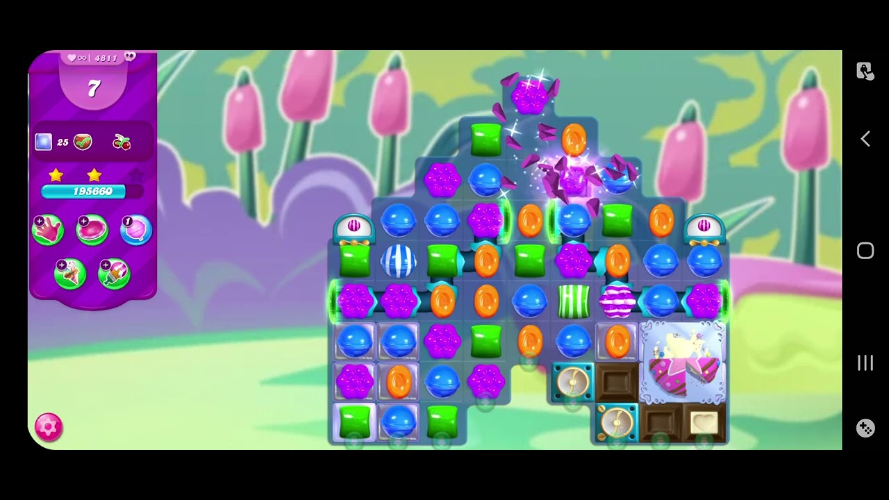 Candy Crush Hard Level 4811 Solved easily New level queen of candy