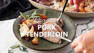 Roasted Pork Tenderloin with Apple and Fennel