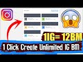 1 Click 12 IG BM Create New Method | Unlimited IG BM Create Method | Instagram BM Method