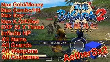 Sengoku Basara 2 Heroes Cheat Codes AetherSx2 | Cheat Codes Sengoku Basara 2 Heroes Pcsx2 & Aether 2
