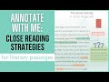 Annotating a Literary Passage from The Great Gatsby