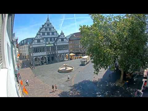 Webcam Rathaus Paderborn - 18.07.2022