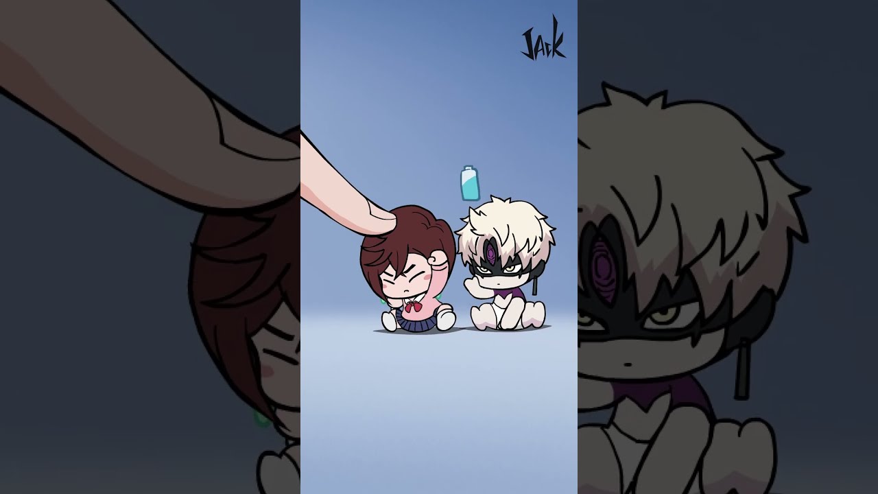 press the head: dan da dan #animation #cartoon #comics #shorts