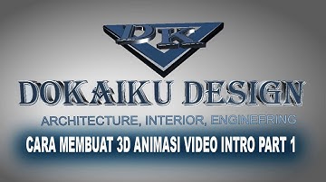 CARA MEMBUAT VIDEO INTRO 3D ANIMASI PART 1 (with subtitle)