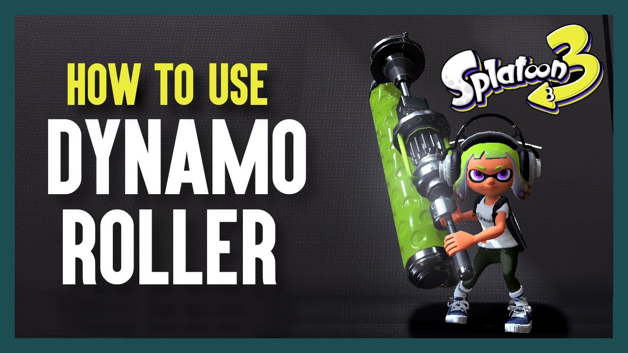 Splatoon 3 How to Play Dynamo Roller? YouTube