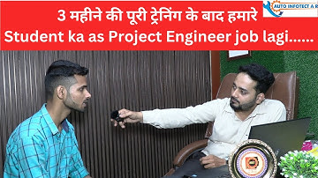 Mr.Brijesh Got job in core after  3 month complete training#electricalengineering #plctraining #plc