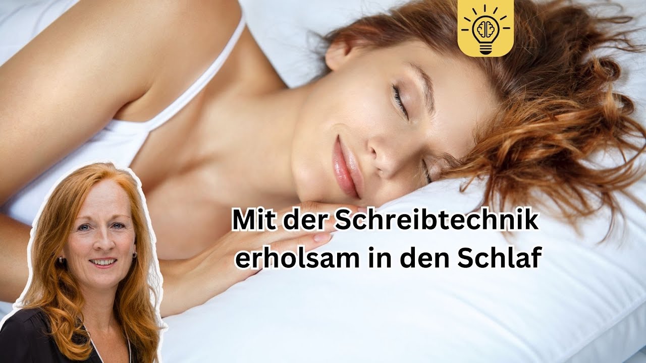 ⁣Mit der Schreibtechnik erholsam in den Schlaf