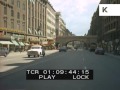 1960s pov from front of car driving through copenhagen denmark