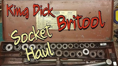Rusty vintage Ww2 britool hex socket King dick and future restorations part 2