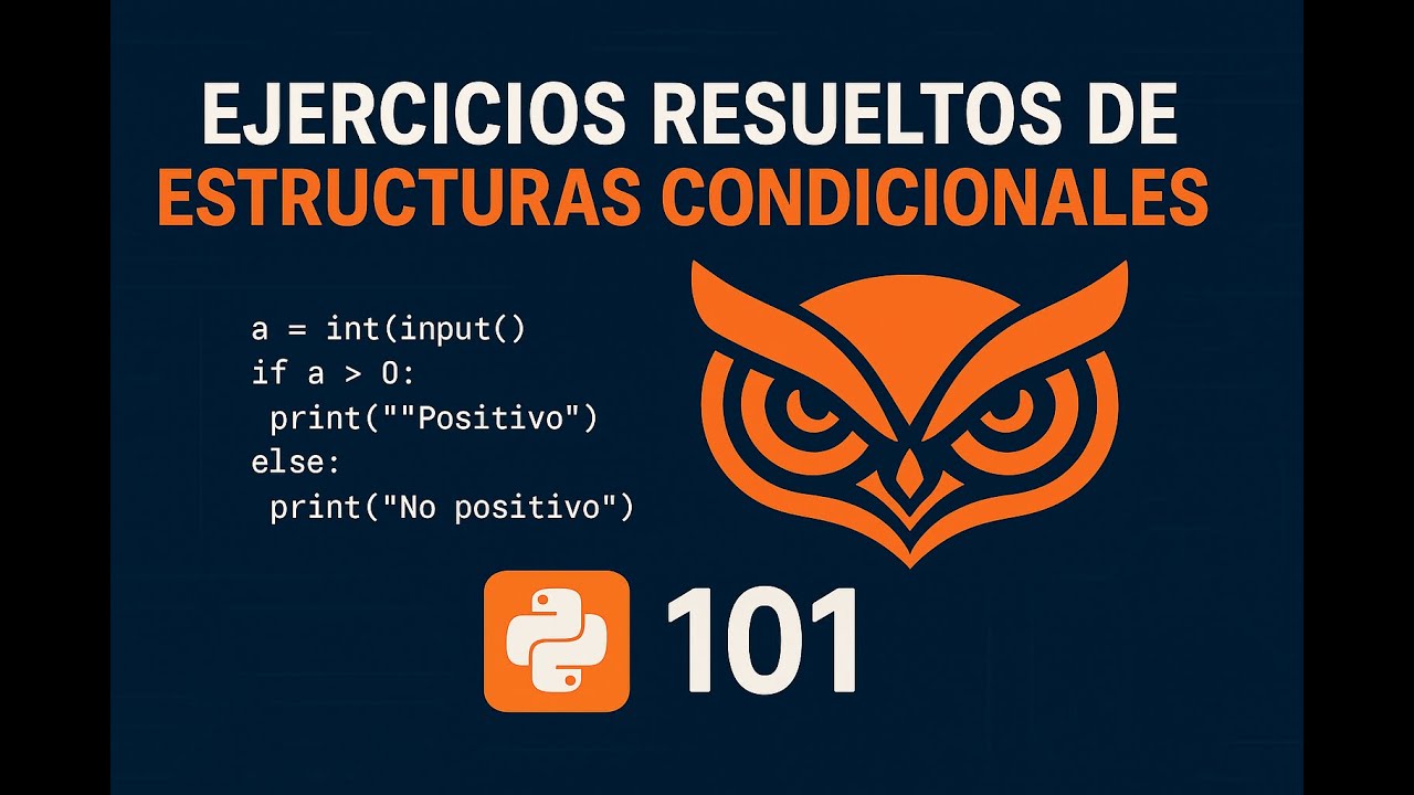 Ejercicios Resueltos de estructuras condicionales en python | 101 - YouTube