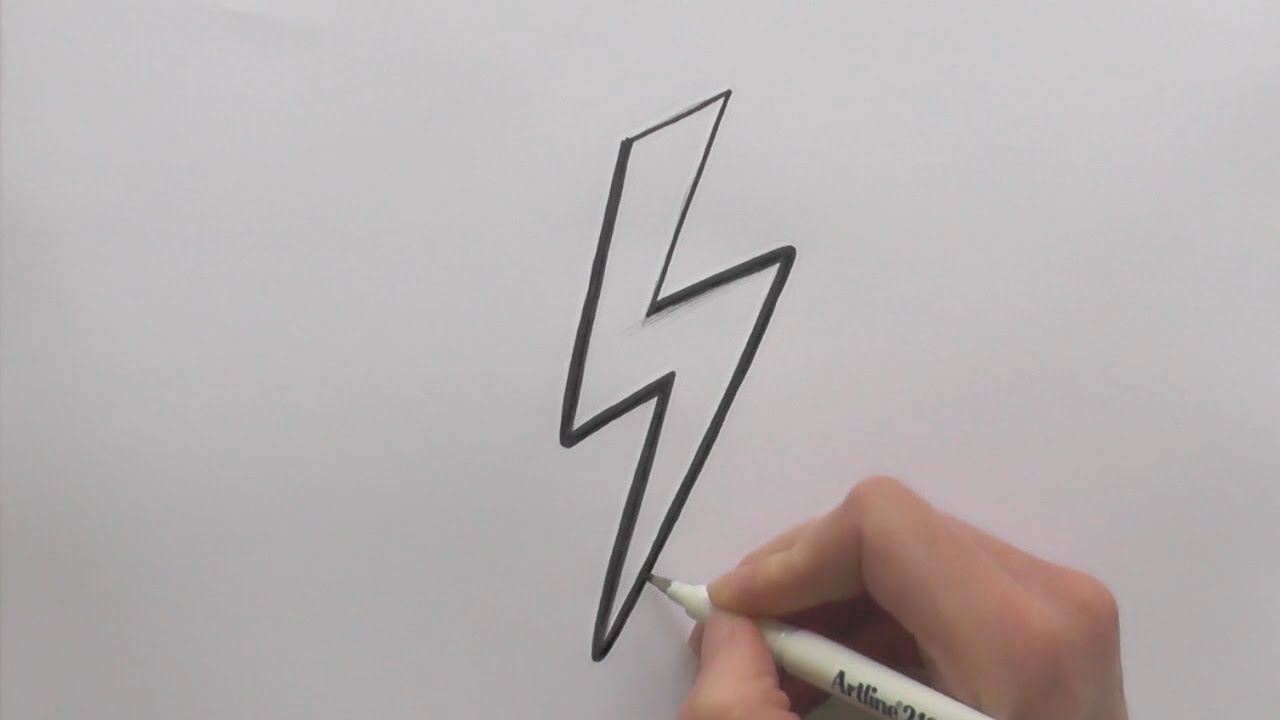 How To Draw A Lightning Bolt | Drawing Lesson | ZOOSHii | Tutorials