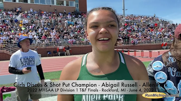 Interview: Abigail Russell, Allen Park at 2022 MHS...