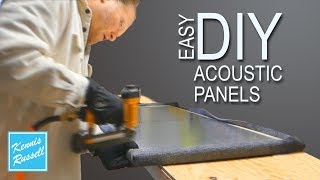 I decided to treat my studio with acoustic panels. at first, looked
into buying panels from a manufacturer but build own diy ...