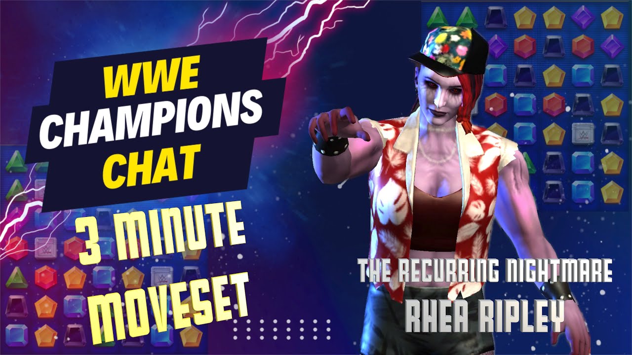 Rhea Ripley The Recurring Nightmare | 3 Minute Movesets | WWE Champions ...
