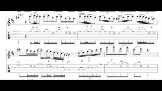 Kaspar Jalily Solo 12 Guitarists Solo On The Same Track Tab Sheet Music