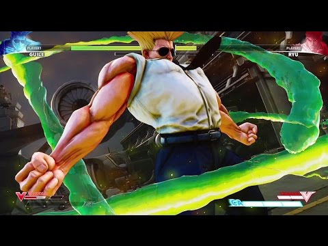 UPDATE - Official Trailer] Street Fighter V DLC Character Guile Critical  Art, Theme Showcased In New Videos