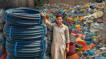 How Millions of Plastic Scrap Recycled Into New Pipes -  How PVC Pipes Are Made | Inside Factory