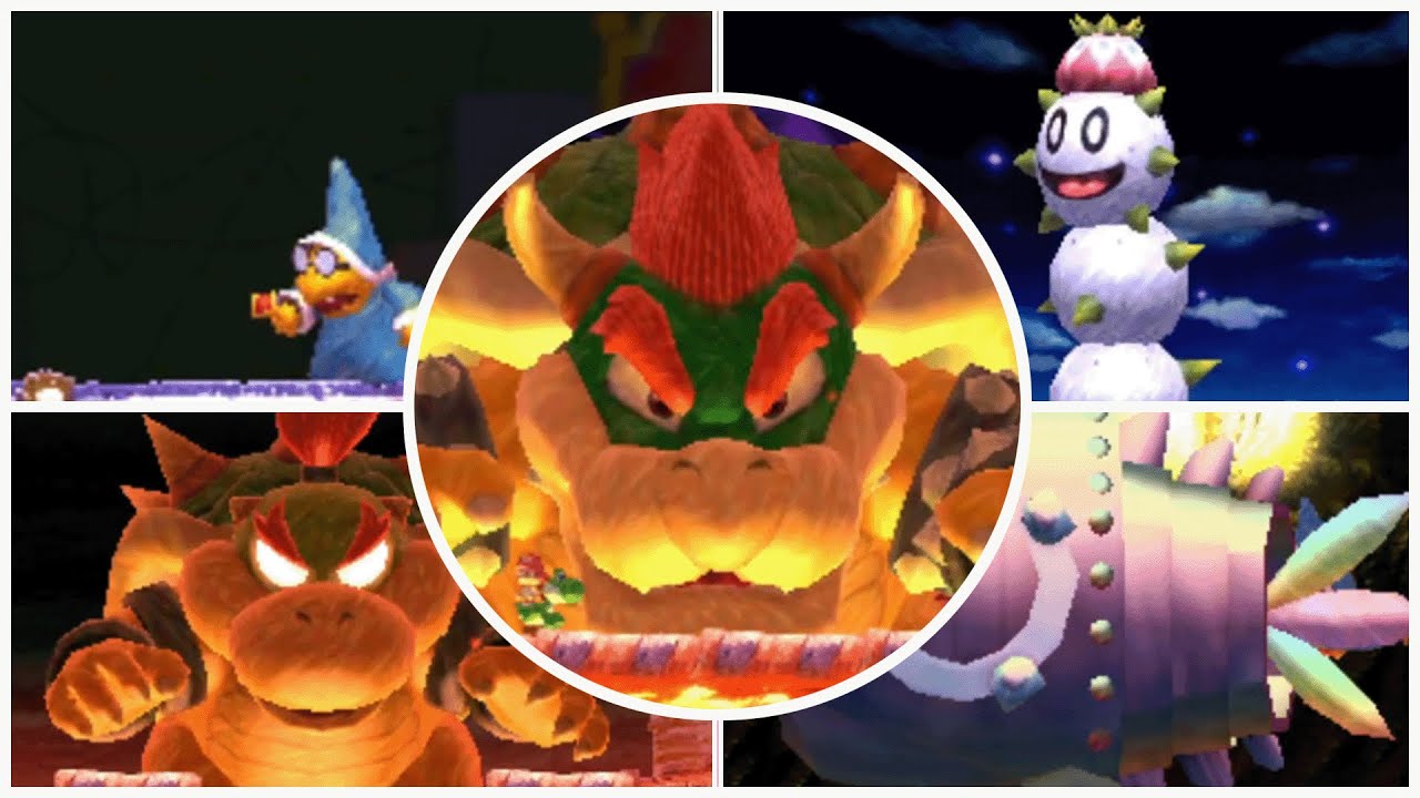 Yoshi's New Island - All Bosses - YouTube