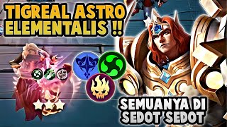 HYPER TIGREAL ASTRO ELEMENTALIS DI NEW UPDATE !! AUTO NYEDOT NYEDOT || MAGIC CHESS MOBILE LEGENDS